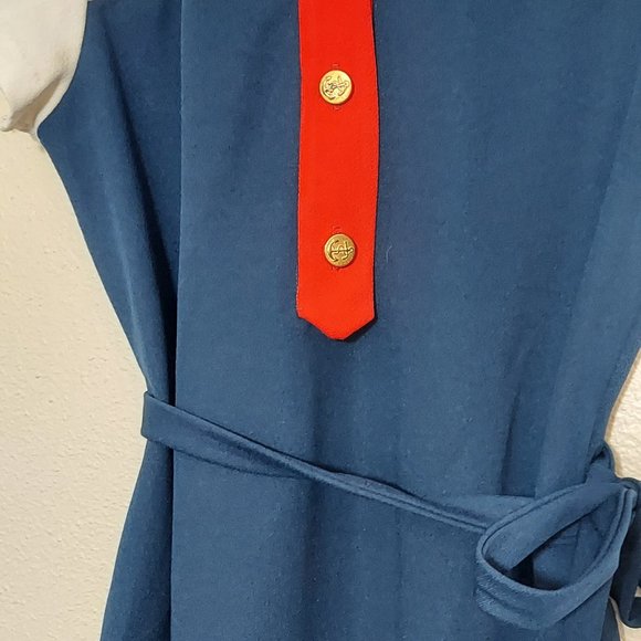 Vintage Handmade Naval Costume Dress - Picture 8 of 9